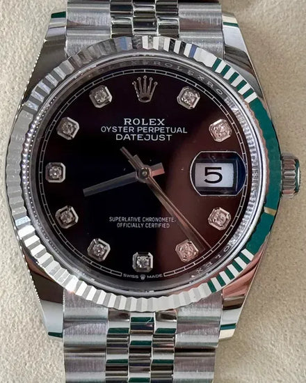 2025 Rolex Datejust 36MM Black Dial Jubilee Bracelet (126234)