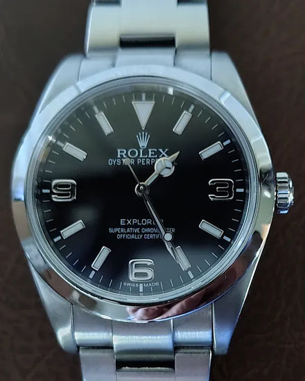 Rolex Explorer 39MM Black Dial Oyster Bracelet (214270)