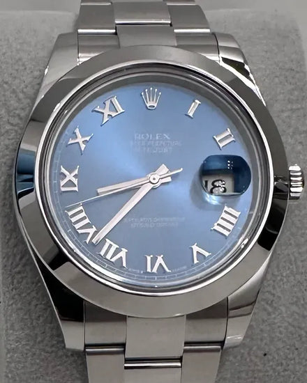 Rolex Datejust II 41MM Blue Dial Oyster Bracelet (116300)