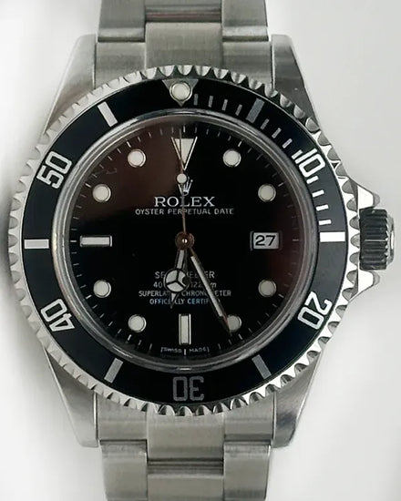 2004 (F Serial) Rolex Sea-Dweller 4000 40MM Black Dial Oyster Bracelet (16600)