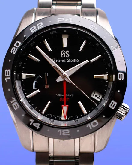 No Reserve - 2024 Grand Seiko Sport Collection GMT 40.5MM Black Dial Steel Bracelet (SBGE253)
