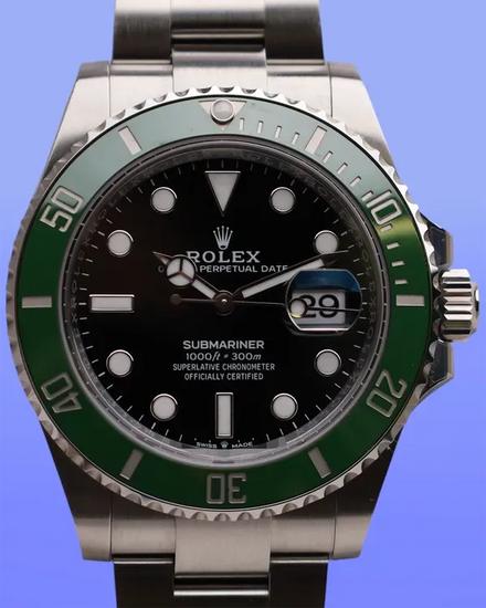 No Reserve - 2023 Rolex Submariner Date "Starbucks" 41MM Black Dial Oyster Bracelet (126610LV)