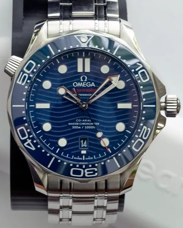 Omega Seamaster Diver 300M 42MM Blue Dial Steel Bracelet (210.30.42.20.03.001)
