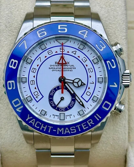 2021 Rolex Yacht-Master II 44MM White Dial Oyster Bracelet (116680)