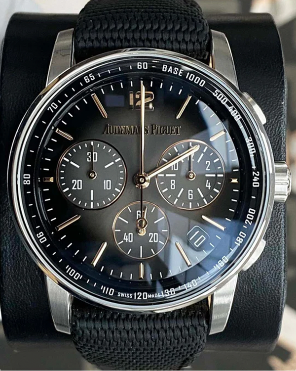 Audemars Piguet Code 11.59 Flyback Chronograph 41MM Grey Dial Textile Strap (26393CR.OO.A002KB.01)