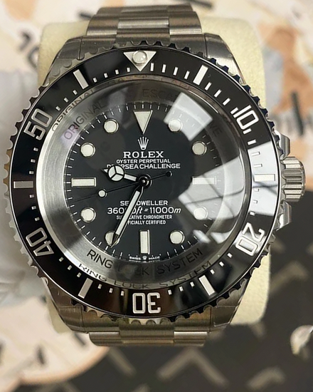 Rolex Sea-Dweller Deepsea Challenge RLX 50MM Black Dial Titanium Bracelet (126067)