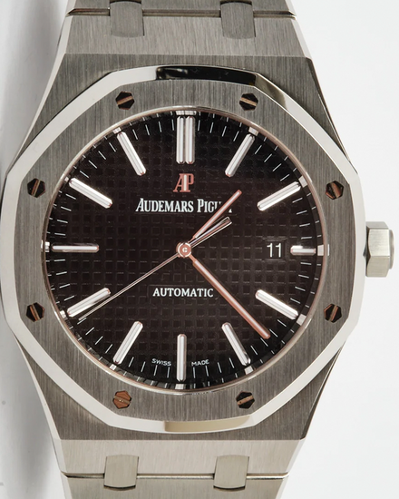 2018 Audemars Piguet Royal Oak 41MM Black Dial Steel Bracelet (15400ST)