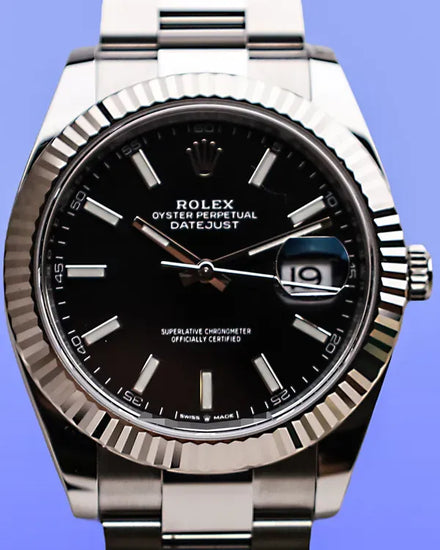 No Reserve - 2024 Rolex Datejust 41MM Black Dial Oyster Bracelet (126334)