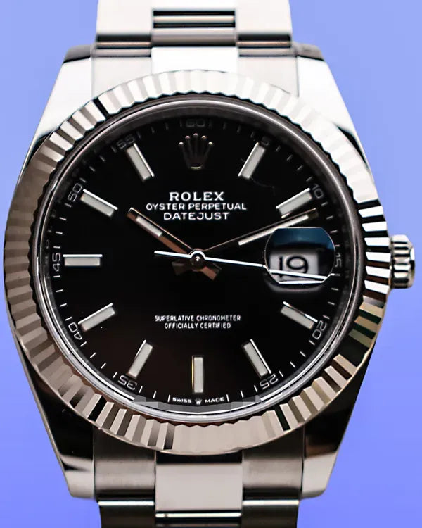 2024 Rolex Datejust 41MM Black Dial Oyster Bracelet (126334)