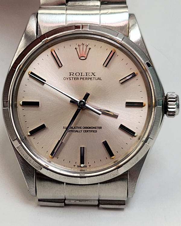 Rolex Oyster Perpetual 34MM Silver Dial Oyster Bracelet (1003)