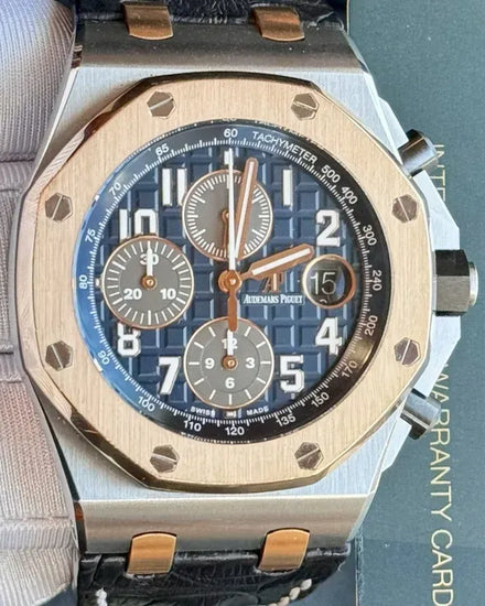 2021 Audemars Piguet Royal Oak Offshore "Bucherer" S.E. 42MM Blue Dial Leather Strap (26471SR.OO.D101CR.01)