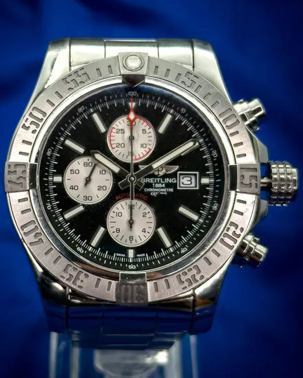 2015 Breitling Avenger II 48MM Black Dial Steel Bracelet (A1337111/BC29)