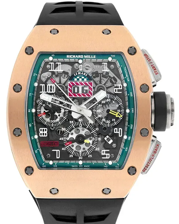 2010 Richard Mille RM 011 L.E. 50MM Skeleton Dial Rubber Strap (RM011 AJ RG)