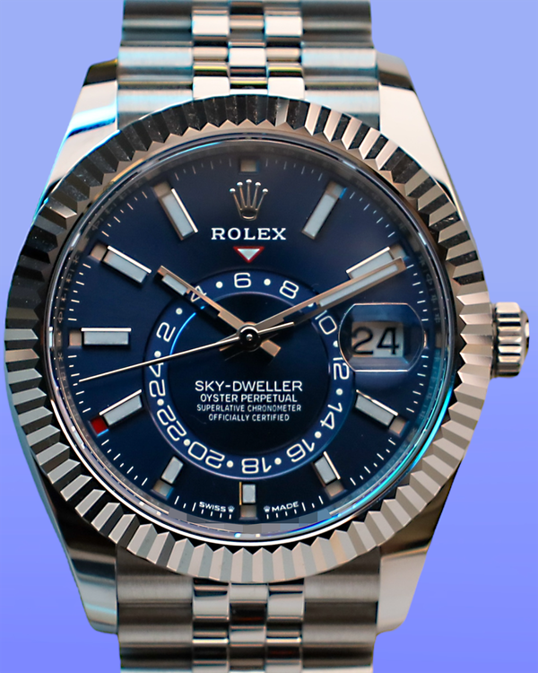2025 Rolex Sky-Dweller 42MM Blue Dial Jubilee Bracelet (336934)