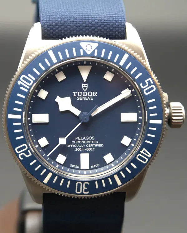 2024 Tudor Pelagos FXD "Marine Nationale" 42MM Blue Dial Textile Strap (25707B/23)
