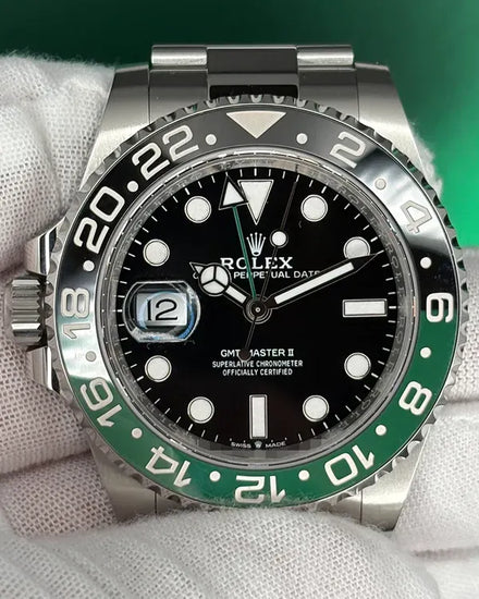 2025 Rolex GMT-Master II "Sprite" 40MM Black Dial Oyster Bracelet (126720VTNR)