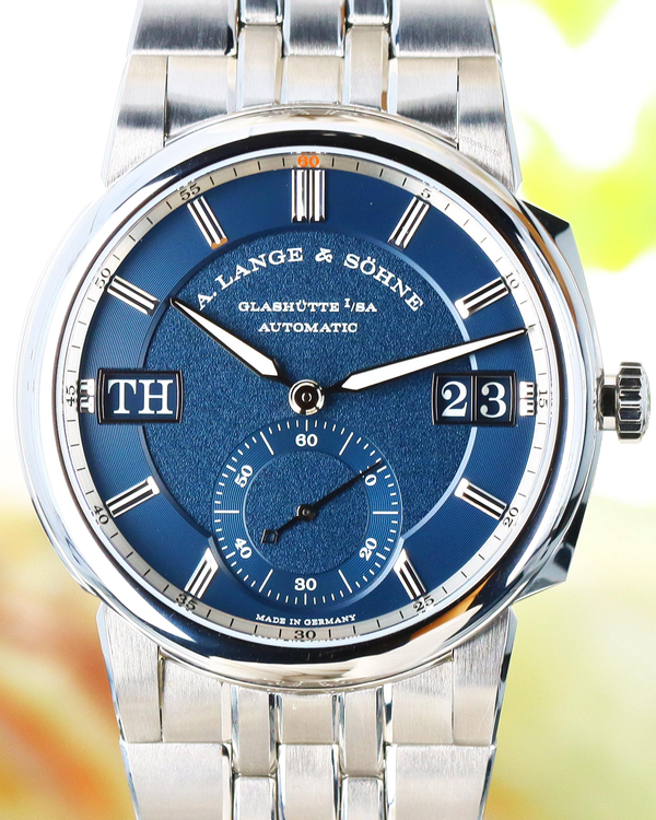 A. Lange & Söhne Odysseus 40.5MM Blue Dial Steel Bracelet (363.179)