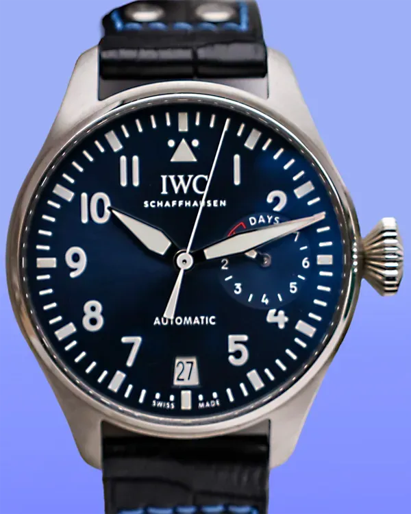 2021 IWC Schaffhausen Pilot "Le Petit Prince" 46MM Blue Dial Leather Strap (IW501002)