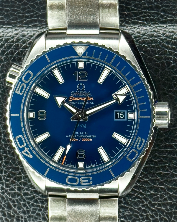 Omega Seamaster Planet Ocean 600M 43.5MM Blue Dial Steel Bracelet (215.30.44.21.03.001)