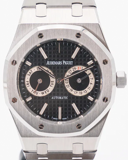 Audemars Piguet Royal Oak Day-Date 39MM Black Dial Steel Bracelet (26330ST.OO.1220ST.01)