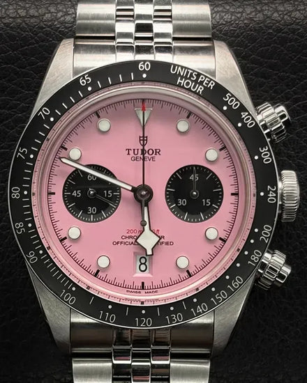 2025 Tudor Black Bay Chrono 41MM Pink Dial Steel Bracelet (79360N)