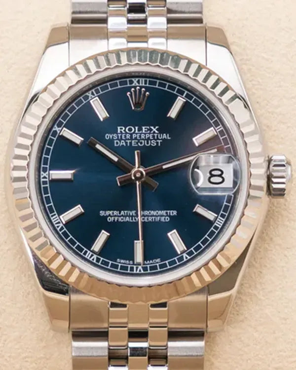 2019 Rolex Datejust 31MM Blue Dial Jubilee Bracelet (178274)