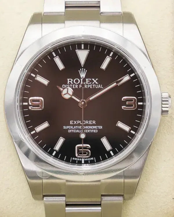 2013 Rolex Explorer 39MM Black Dial Oyster Bracelet (214270)