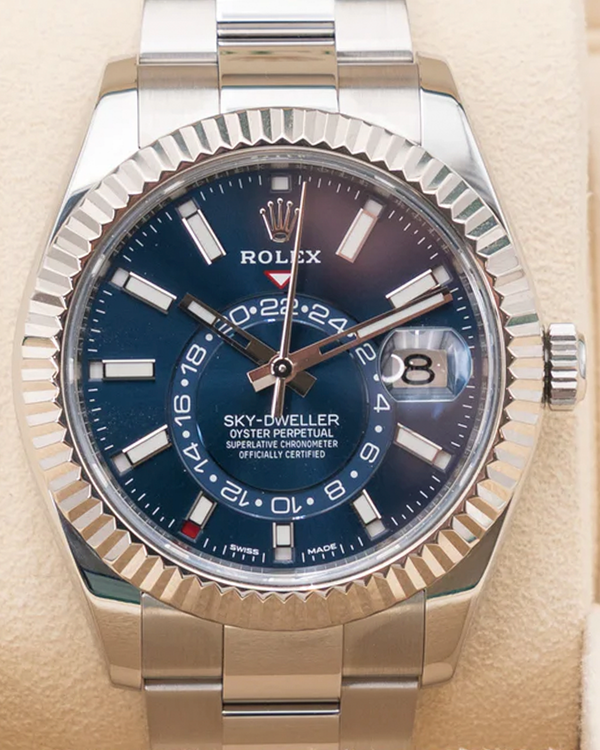 2019 Rolex Sky-Dweller 42MM Blue Dial Oyster Bracelet (326934)