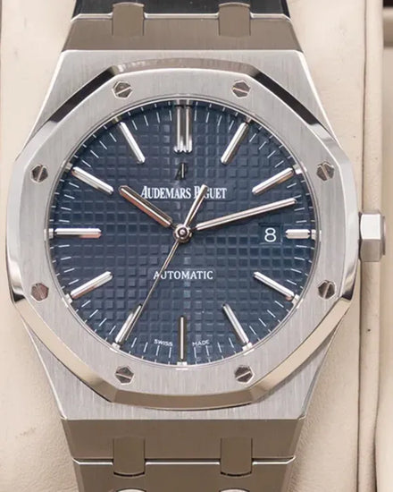2012 Audemars Piguet Royal Oak 41MM Blue Dial Steel Bracelet (15400ST.OO.1220ST.01)