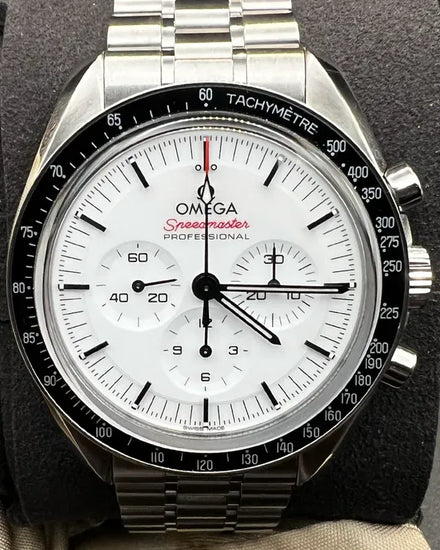 2024 Omega Speedmaster Professional Moonwatch 42MM White Dial Steel Bracelet (310.30.42.50.04.001)