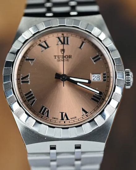 No Reserve - 2023 Tudor Royal 38MM Salmon Dial Steel Bracelet (M28500)