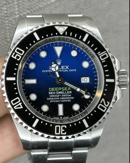 Rolex Sea-Dweller Deepsea "James Cameron" 44MM Blue Dial Oyster Bracelet (126660)