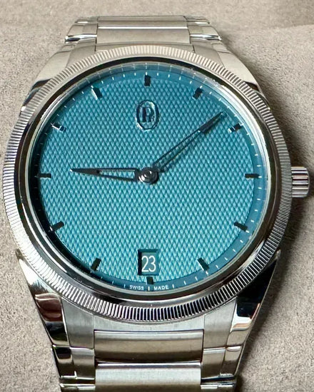 2023 Parmigiani Fleurier Tonda L.E. 40MM "Pacific" Blue Dial Steel Bracelet (PFS914-1020004-100182)