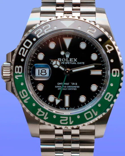 2025  Rolex GMT-Master II "Sprite" 40MM Black Dial Jubilee Bracelet (126720VTNR)