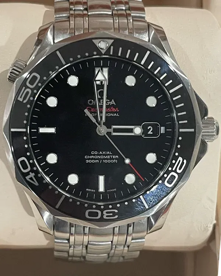 2018 Omega Seamaster Diver 300M 41MM Black Dial Steel Bracelet (212.30.41.20.01.003)