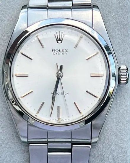 1971 Rolex Oyster Precision 34MM Silver Dial Oyster Bracelet (6426)