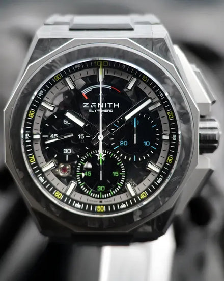 2022 Zenith Defy Extreme Carbon 45MM Skeleton Dial Rubber Strap (10.9100.9004/22.I200)