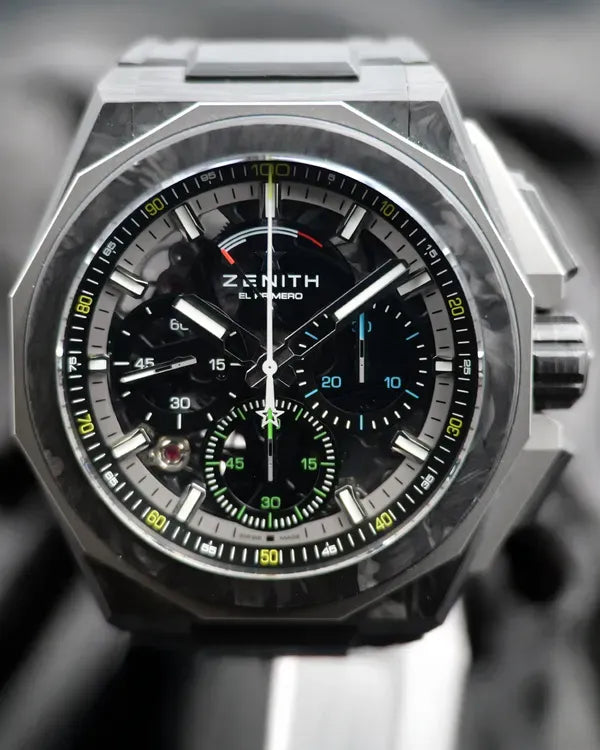 2022 Zenith Defy Extreme Carbon 45MM Skeleton Dial Rubber Strap (10.9100.9004/22.I200)