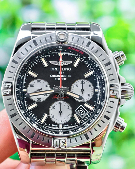 Breitling Chronomat "Airborne 30th Anniversary" 44MM Black Dial Steel Bracelet (AB01154G/BD13)
