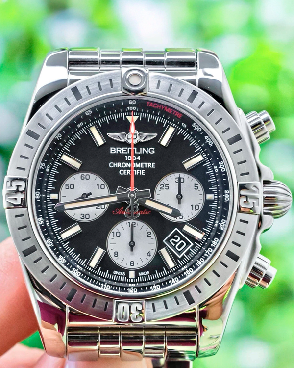 Breitling Chronomat "Airborne 30th Anniversary" 44MM Black Dial Steel Bracelet (AB01154G/BD13)
