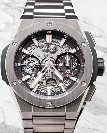 2021 Hublot Big Bang Integrated 42MM Skeleton Dial Titanium Bracelet (451.NX.1170.NX)