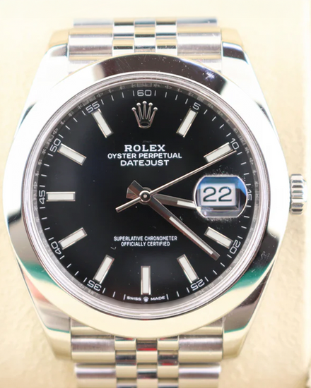2020 Rolex Datejust 41MM Black Dial Jubilee Bracelet (126300)