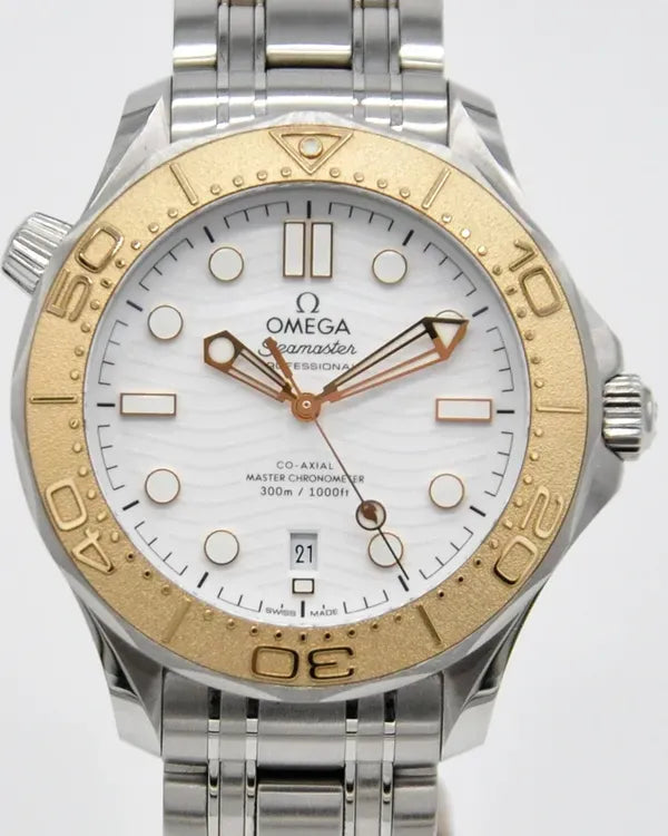 2024 Omega Seamaster Diver 300M "Paris 2024" S.E. 42MM White Dial Steel Bracelet (522.21.42.20.04.001)