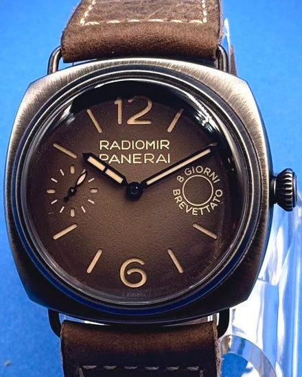 2023 Panerai Radiomir Otto Giorni 45MM Brown Dial Leather Strap (PAM01347)