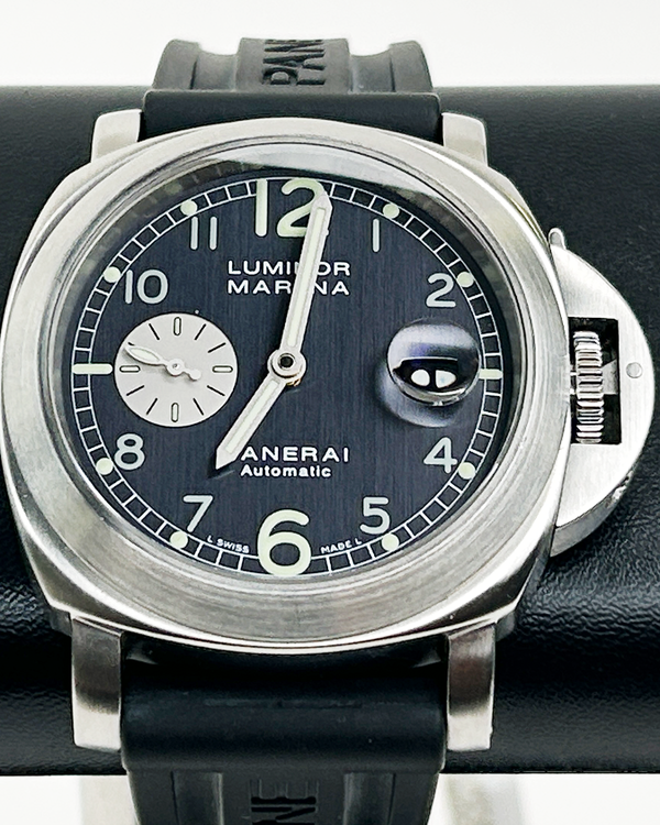 Panerai Luminor Marina 44MM Black Dial Rubber Strap (PAM00086)