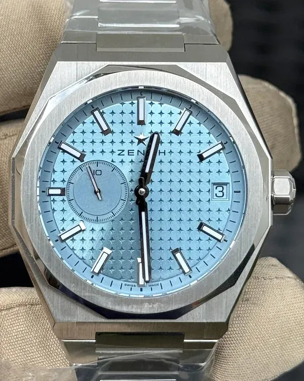 2025 Zenith Defy Skyline 41MM Ice Blue Dial Steel Bracelet (03.9300.3620/15.I001)
