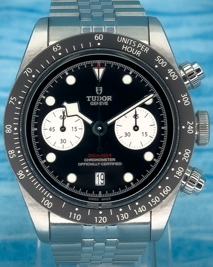 2021 Tudor Black Bay Chrono 41MM Black Dial Aftermarket Steel Bracelet (79360N)
