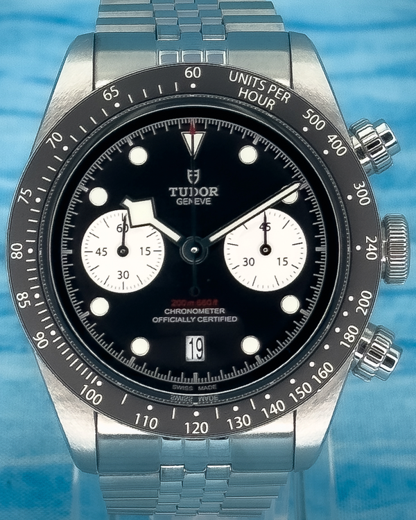 2021 Tudor Black Bay Chrono 41MM Black Dial Aftermarket Steel Bracelet (79360N)