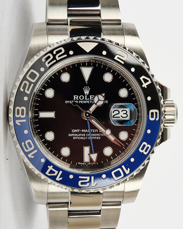 2023 Rolex GMT-Master II "Batman" 40MM Black Dial Oyster Bracelet (126710BLNR)