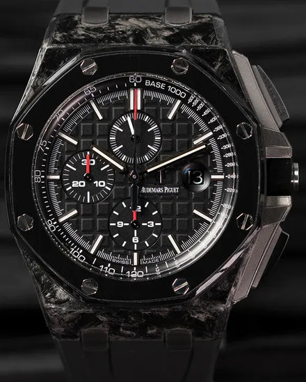 Audemars Piguet Royal Oak Offshore Chronograph 44MM Black Dial Rubber Strap (26400AU.OO.A002CA.01)